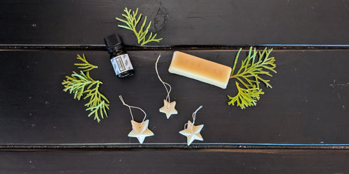 DIY Beeswax & Essential Oil Ornaments